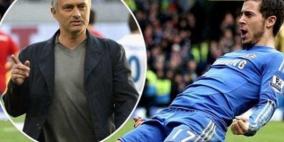 مورينهو: هازار سيُنافس ميسي ورونالدو