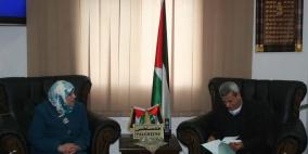 قلقيلية: المحافظ يلتقي وفدا من مدرسة الشهداء