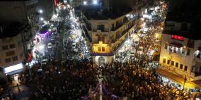 أجواء مدينة رام الله .. فى ليلة العيد