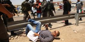 الاحتلال يقمع وقفة لاحياء ذكرى استشهاد أبو خضير قرب حاجز جبع