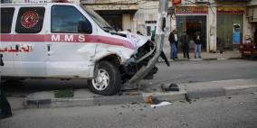 حادث سير في شارع القدس في مدينة رام الله قبل قليل