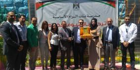 سبيتاني تعيد ترميم وتعبيد ساحة مدرسة بنات الرام الأساسية