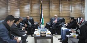 المستشار صرصور يلتقي رئيس مشروع "التعزيز المؤسسي لمجلس القضاء الأعلى"