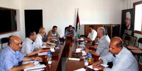 قلقيلية: اجتماع لمناقشة الآليات التنفيذية للخطة الإستراتيجية للمحافظة