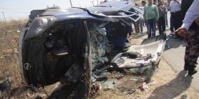 8 اصابات في حادث سير قرب مخيم الجلزون