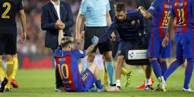 ليونيل ميسي يغيب عن صفوف برشلونة لمدة ثلاثة أسابيع