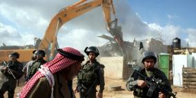 الاحتلال يهدم غرفتين سكنيتين وأربع مخازن في القدس