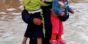 استمرار تقدير المساعدات الرئاسية للأسر النازحة جراء الفيضانات بغزة