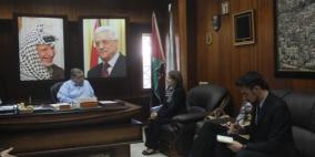 الشكعة يلتقي بنائب القنصل الايطالي لبحث تفاصيل اليوم الايطالي في مدينة نابلس