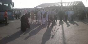 أولى قوافل حجاج غزة تحط رحالها في معبر رفح