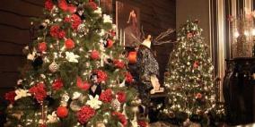 مائدة عشاء لمسيحيي القدس احتفالا بالميلاد المجيد