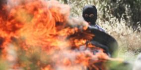 مواجهات بالقرب من سجن عوفر تنديدا باستشهاد نديم نوارة ومحمد عوده