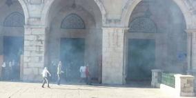 إصابات واعتقالات خلال اقتحام قوات الاحتلال للأقصى