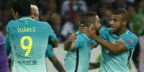 برشلونة يتفادى المفاجأة ويعود فائزًا من ألمانيا