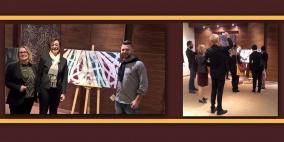 افتتاح معرض قافية اللون في متحف محمود درويش