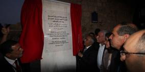 رئيس الوزراء الدكتور سلام فياض خلال احتفالية وضع مدينة بيت لحم على لائحة التراث الثقافي العالمي في منظمة اليونسكو - مساء أمس - ساحة المهد