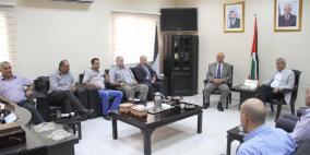 قلقيلية: المحافظ يلتقي وفدا من بعثة الأمم المتحدة