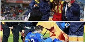 نيمار محمولاً على الأكتاف.. ولاعب خيتافي على النقالة