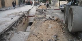 طولكرم: بدء أعمال مشروع إنشاء وتمديد شبكات لتصريف مياه الأمطار