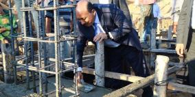 الحساينة يعلن انطلاق الاعمار ببناء أول منزل في الشجاعية