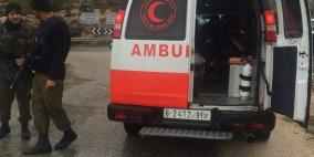 اصابة سائق دراجة نارية خلال مطاردة شرطة الاحتلال