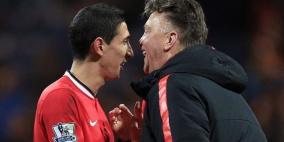 فان جال يؤكد رحيل دي ماريا عن مانشستر يونايتد