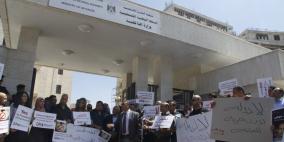 أعتصام  امام وزارة الداخلية ضد الاعتداءات المستمرة من قبل الاجهزة الامنية على الصحفيين