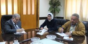 رئيس بلدية طولكرم ومديرة التربية والتعليم يبحثان العديد من القضايا المشتركة