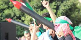 من مهرجان "نصر غزة" في نابلس
