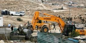 الاحتلال يخطر بهدم بركس لتصليح المركبات جنوب بيت لحم