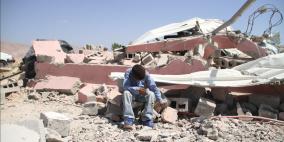 الاحتلال يهدم اربعة منازل و بركسات "لعرب الرشايدة" في اريحا