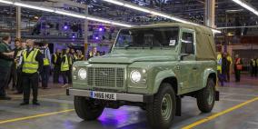 السيارة الأخيرة ضمن عائلة لاند روڤر ديفندر الحاليّة تصنع في سوليهال