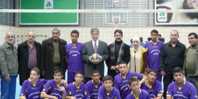 المحافظ طوباسي يفتتح دوري بطولة كرة الطائرة  المركزية على مستوى المحافظات