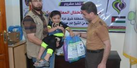 خدمات الطفولة تنفذ مشروع "دعم أسر الأطفال المعاقين حركياً" شرق غزة