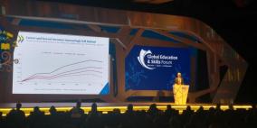 انطلاق فعاليات المنتدى العالمي للتعليم والمهارات بمشاركة فلسطينية