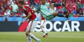 رونالدو ينقذ البرتغال من الغرق