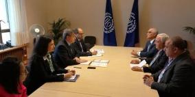 وزير العمل يدعو  منظمة العمل الدولية للضغط على اسرائيل لتحصيل حقوق العمال