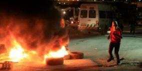 شهود عيان لــ"رايــة اندلاع مواجهات قرب حاجز مخيم شعفاط