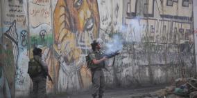 مواجهات قلنديا اليوم نصرة للأقصى