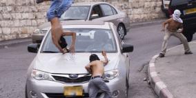 مستوطن يحاول دهس شابين شرق بيت لحم