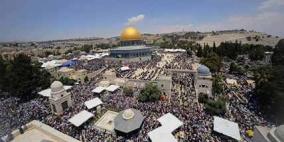 أكثر من 350 ألف مواطن أدوا صلاة الجمعة الثانية من رمضان في الأقصى