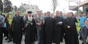 الطوائف المسيحية في الزبابدة تحتفل باحد الشعانين