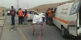 ثماني إصابات نتيجة حادث سير جنوب نابلس