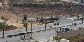 (محدث) صور: اصابة 6 مواطنين خلال مواجهات مع الاحتلال عند مدخل البيرة الشمالي