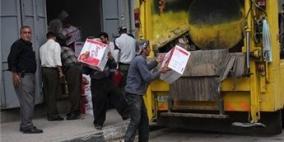 اتلاف دواجن ومجمدات غير مطابقة للشروط الصحية بالخليل