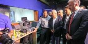 افتتاح استوديو التلفزيون في جامعة بيرزيت