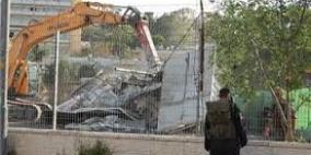 الاحتلال يهدم كرفانا متنقلا في القدس