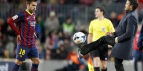 جوردي ألبا: تعيين إنريكي كان ضرورة لا بد منها