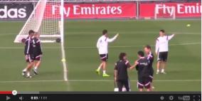 فيديو: من جديد.. رونالدو يطرد رودريغيز من التدريبات