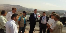 "العمل الزراعي": الممثلية الهولندية تتفقد مشروع تطوير الأراضي في نابلس